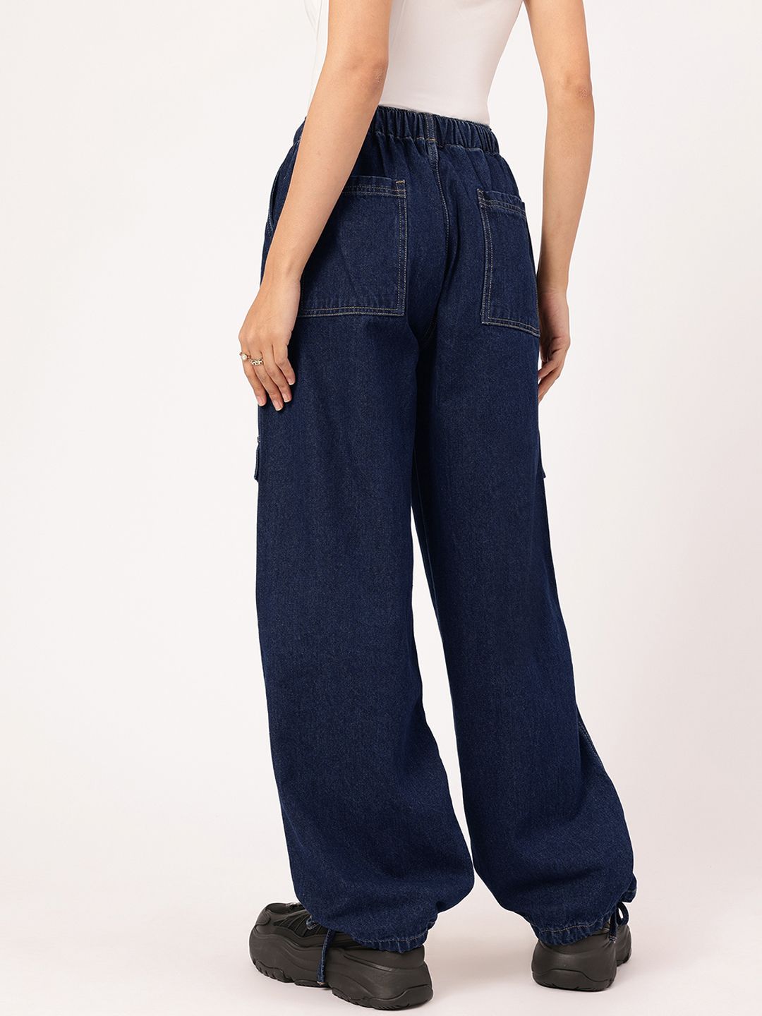 DressBerry Women Midnight Blues Flared Jeans