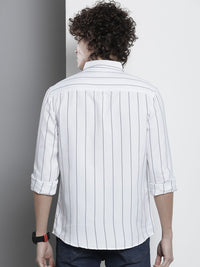 The Indian Garage Co Men Striped Cotton Casual Shirt