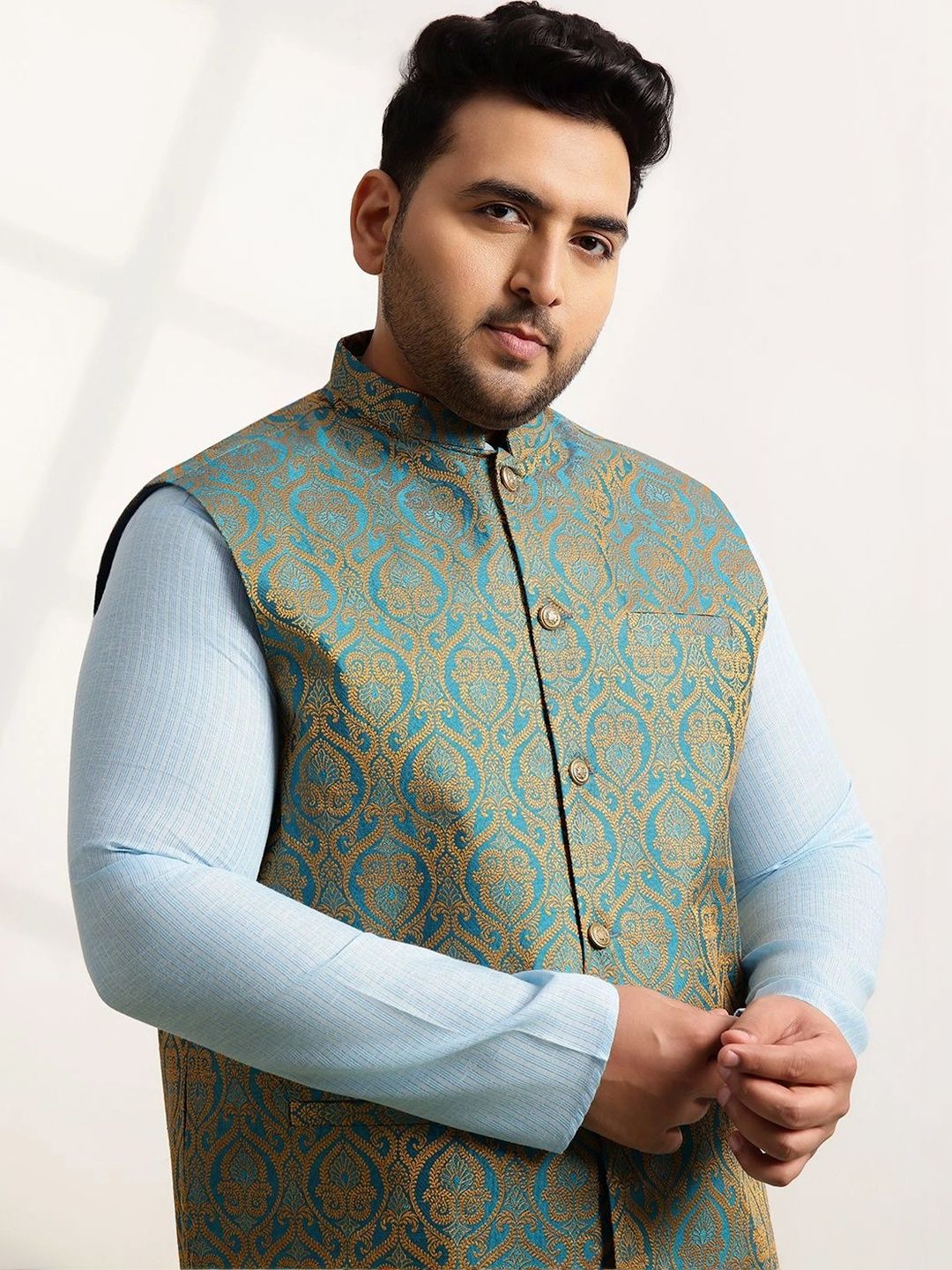 Jaket Nehru Brocade Rekaan Tenun SOJANYA PLUS