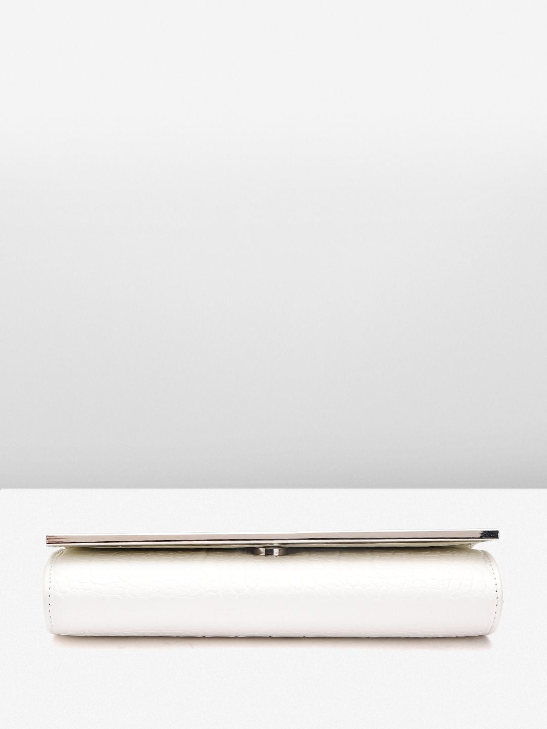 Lino Perros Croc Textured Structured Sling Bag