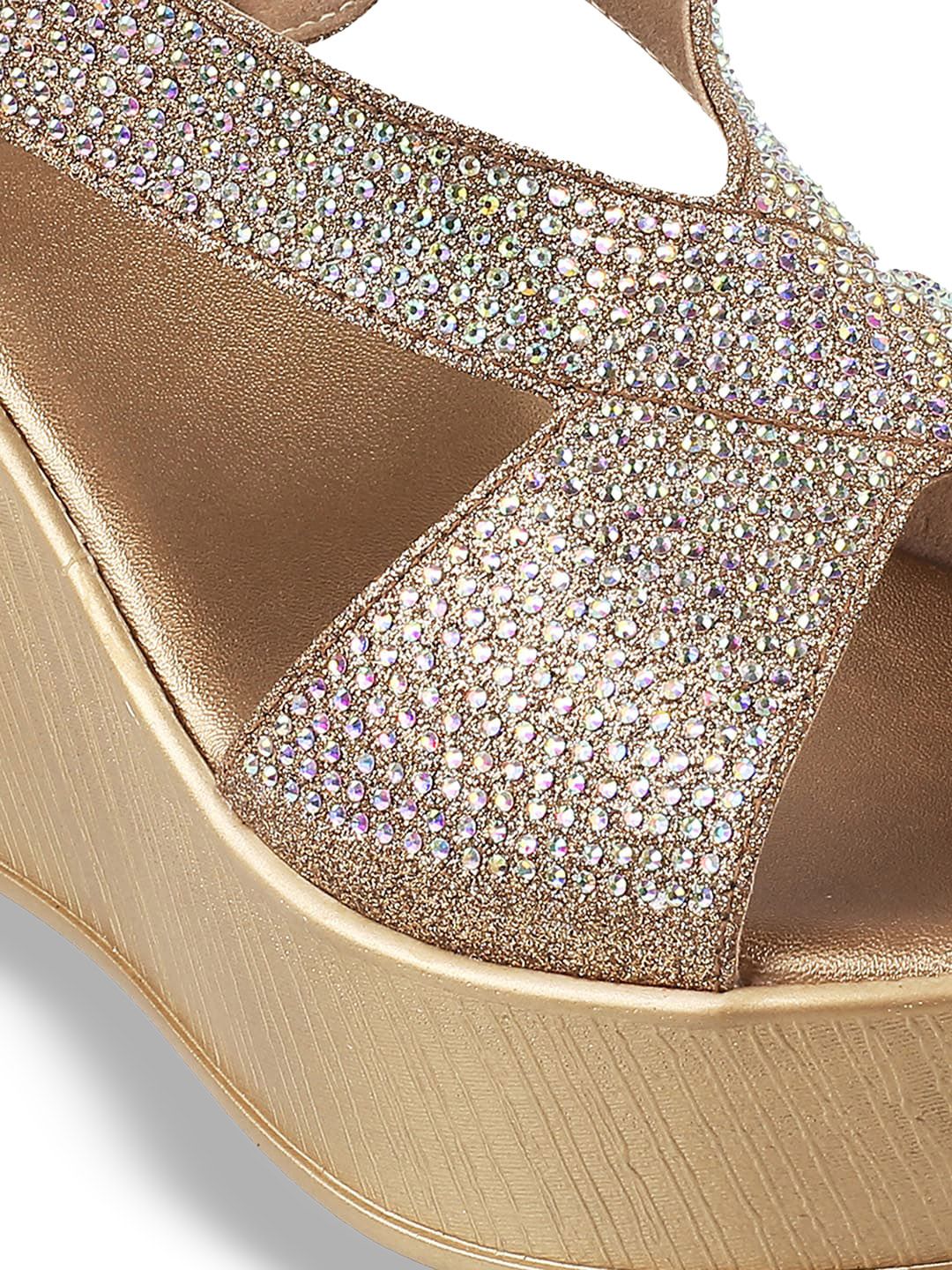 Metro Embellished Platform Heels