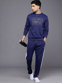 HRX by Hrithik Roshan Men Brand Logo Printed Rapid-Dry Running Tracksuit