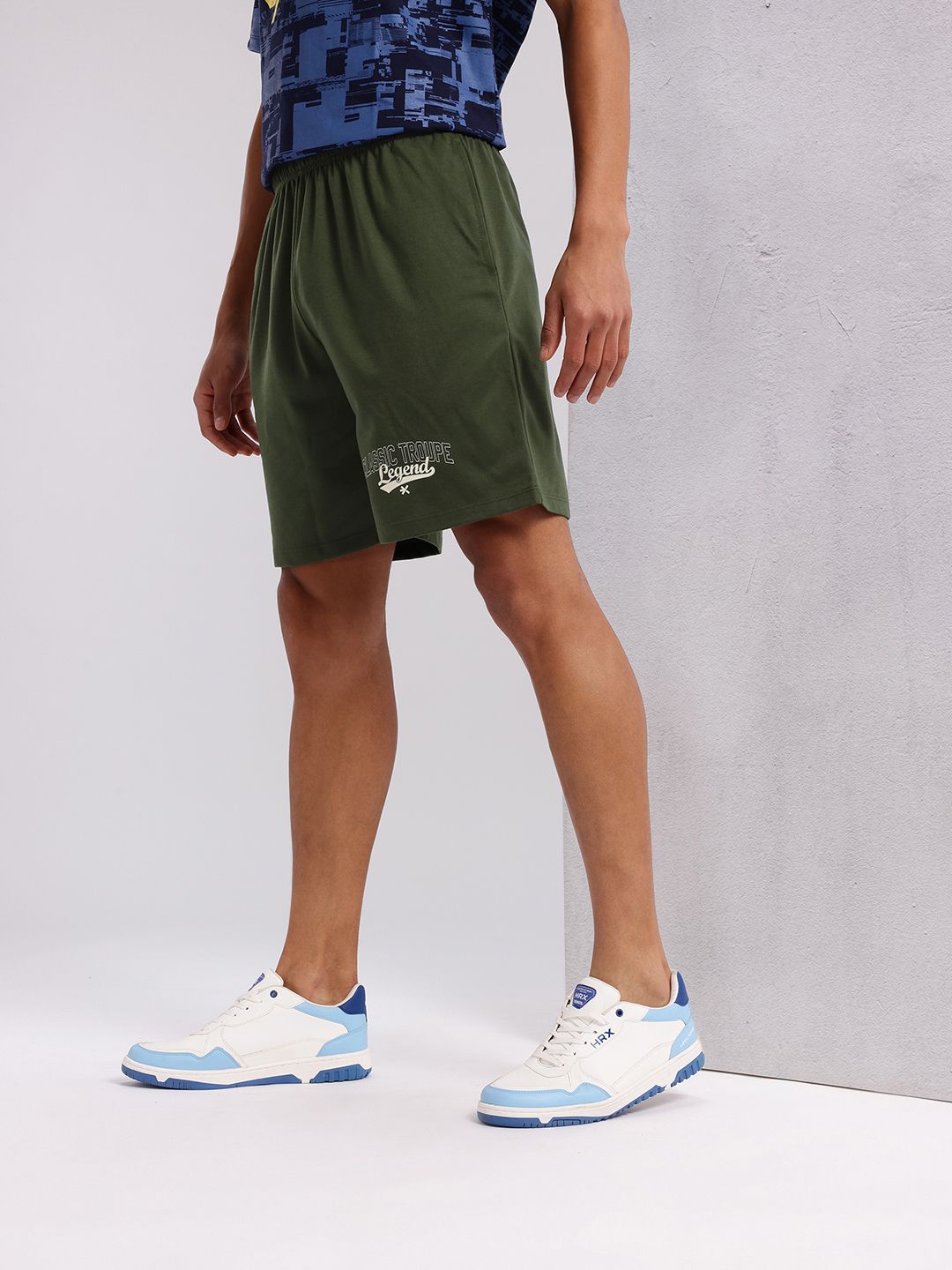 HRX by Hrithik Roshan Men Typography Printed Shorts