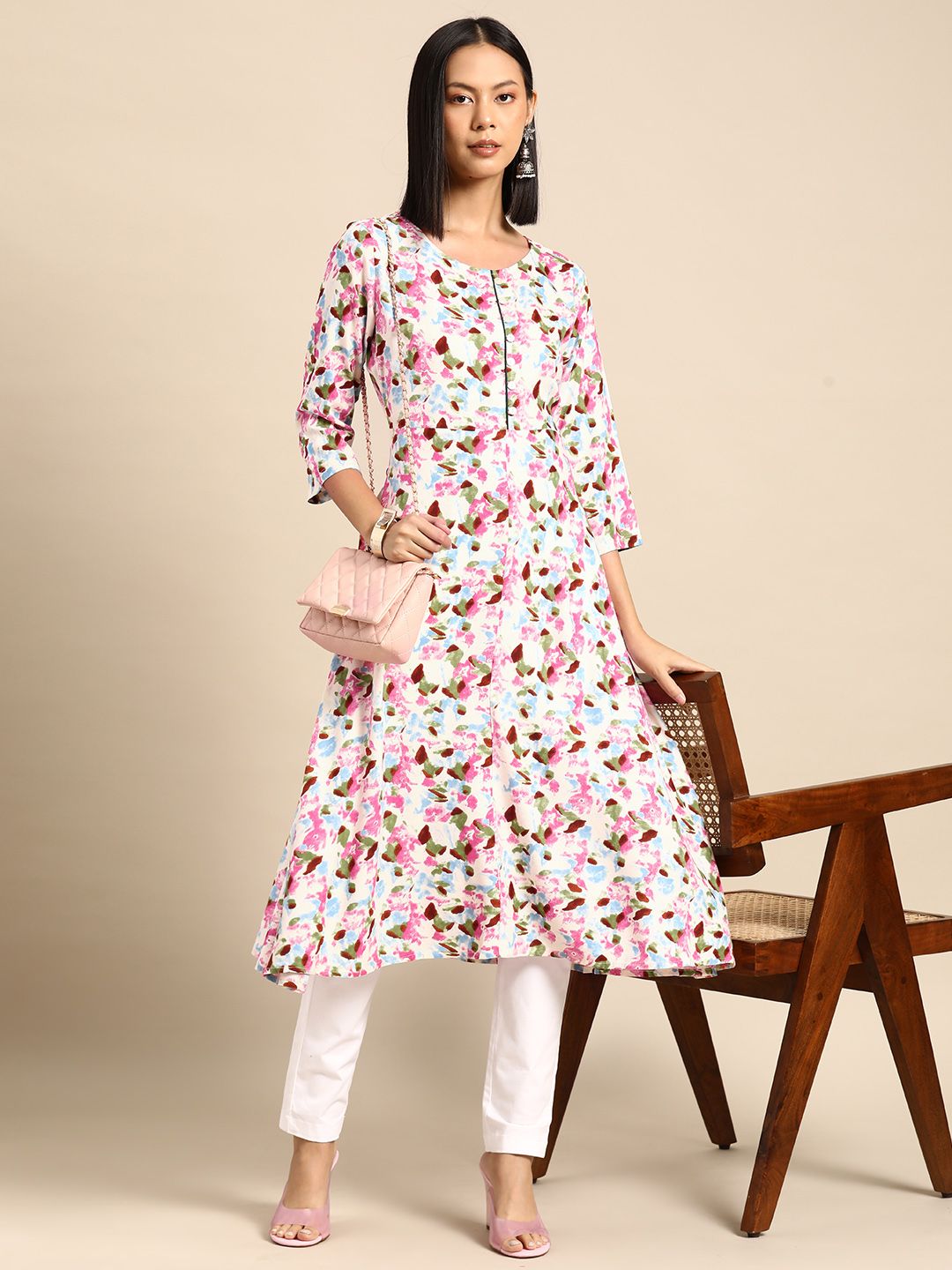all about you Women Printed Kurta