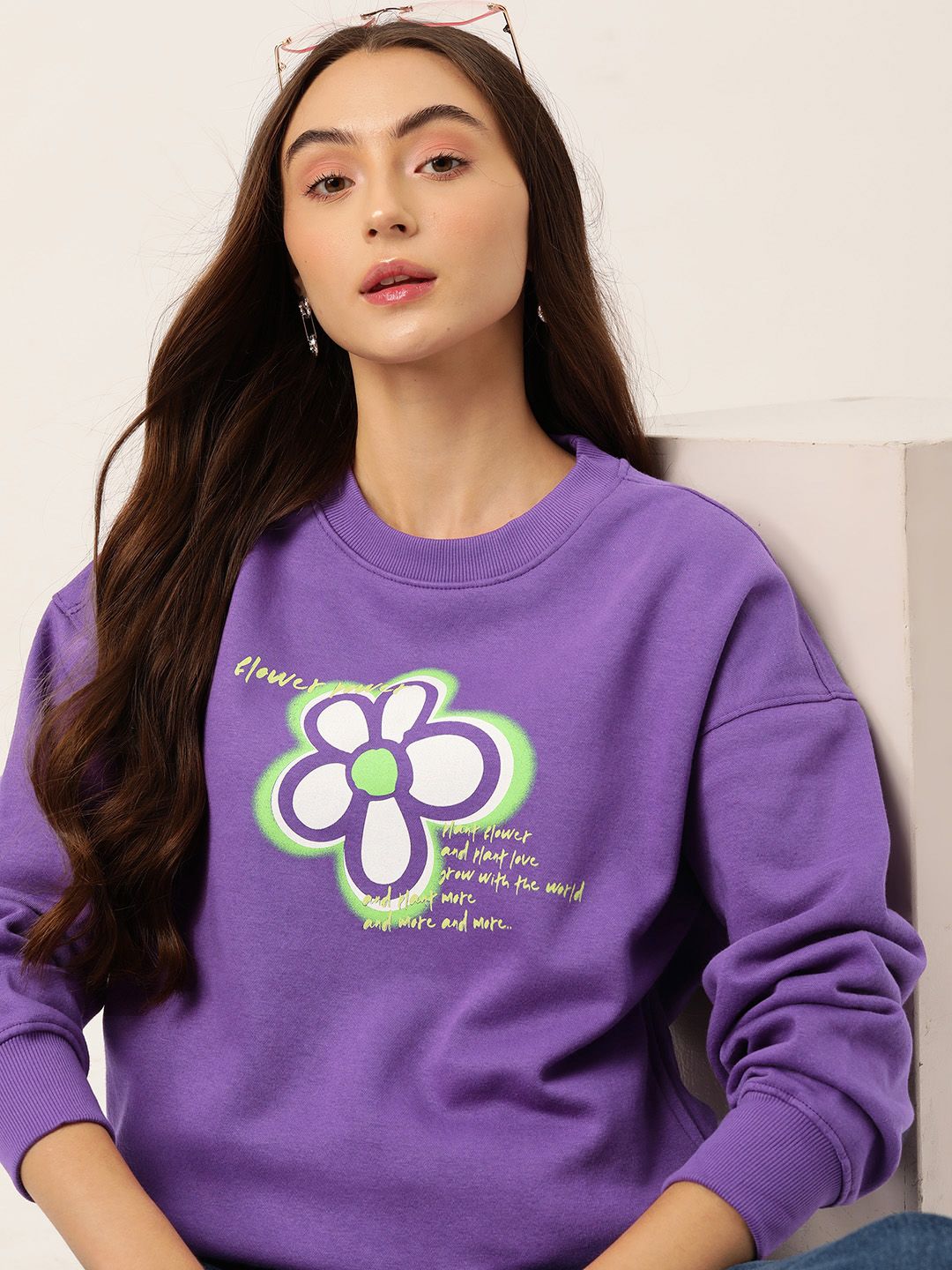 DressBerry Printed Sweatshirt