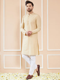 See Designs Mandarin Collar Pure Cotton Straight Kurta
