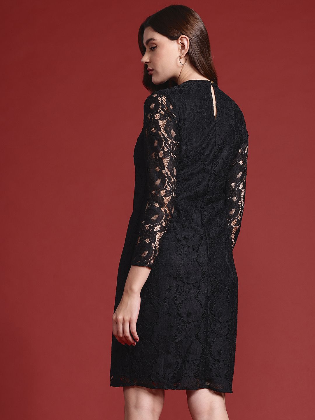 all about you Floral Lace Sheath Dress