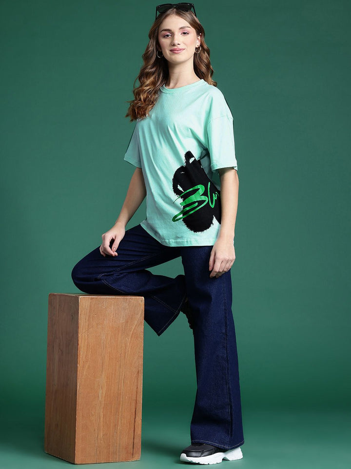 DressBerry Drop-Shoulder Sleeves T-shirt