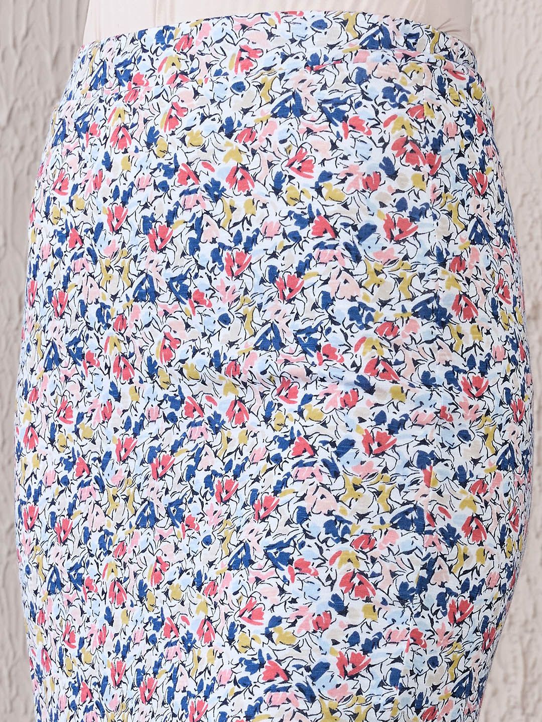 Berrylush Floral Printed Pencil Skirts