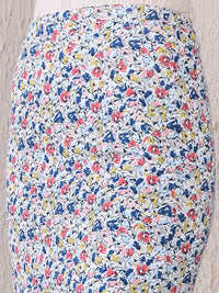 Berrylush Floral Printed Pencil Skirts