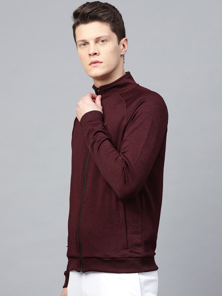 HRX by Hrithik Roshan Men Maroon Training Rapid Dry Solid Sweatshirt