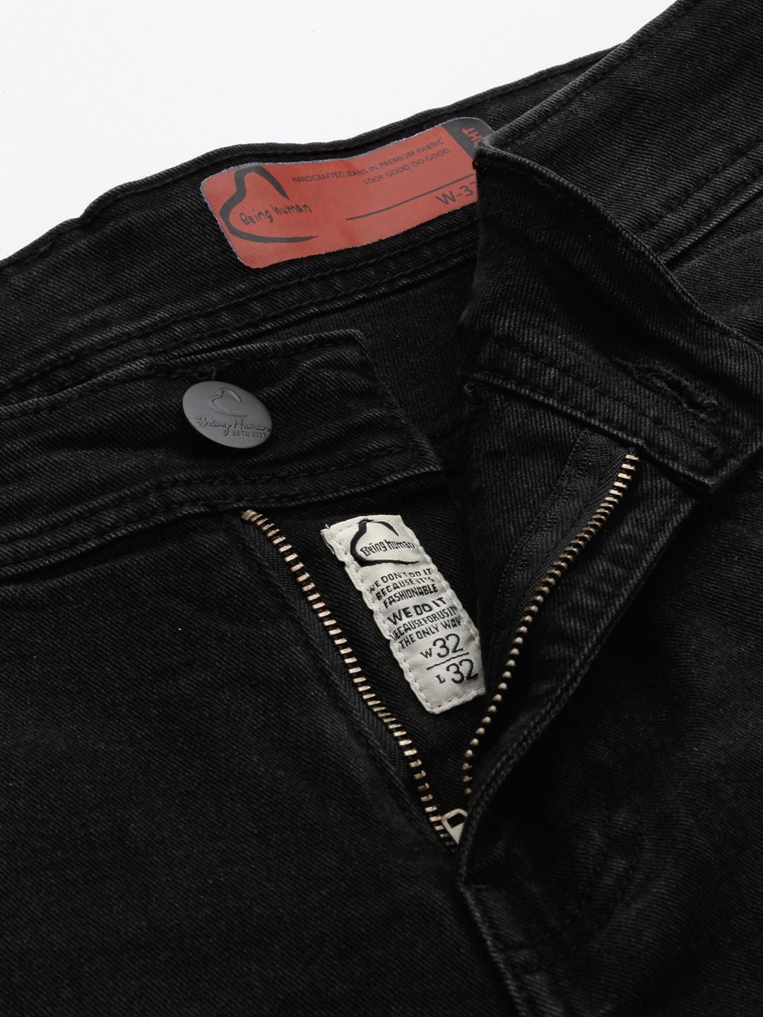 Being Human Men Straight Fit Light Fade Stretchable Jeans