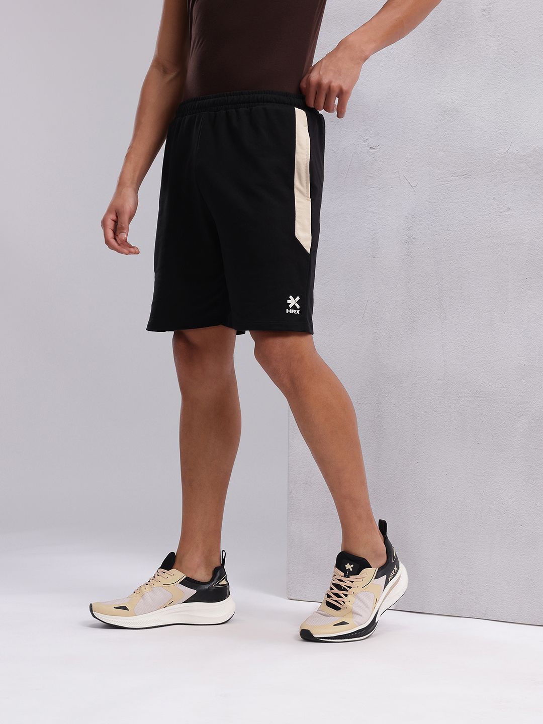 HRX by Hrithik Roshan Men Stripe Detail Lifestyle Shorts