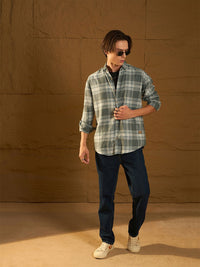 DENNISON Drop Shoulder Oversized Checked Shirt