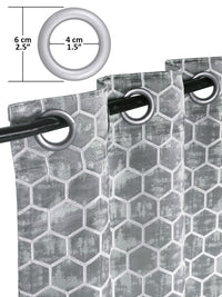 Story@Home Jacquard 400 GSM 7 feet 1 U Door Curtain