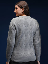 Tokyo Talkies Women Cable Knit Pullover Sweaters