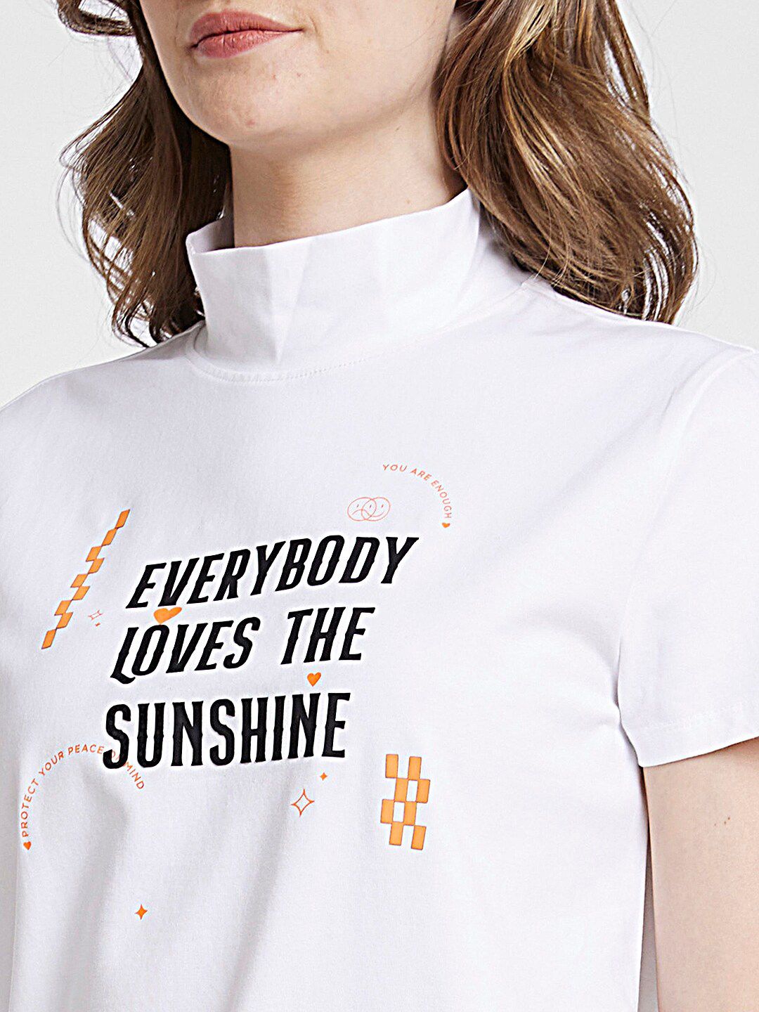 SPYKAR Typography Printed Cotton T-Shirt