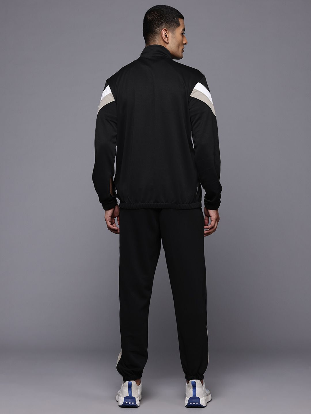 HRX by Hrithik Roshan Men Rapid-Dry Striped Running Tracksuit
