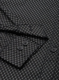 Being Human Spread Collar Micro Ditsy Printed Cotton Slim Fit Casual