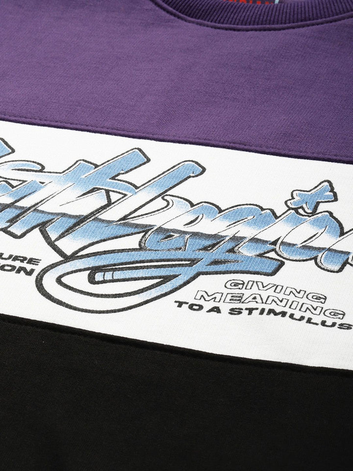 The Indian Garage Co Men Colourblocked Sweatshirt