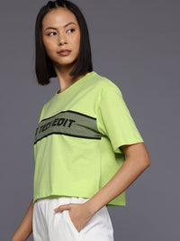 HRX by Hrithik Roshan Printed Crop T-shirt
