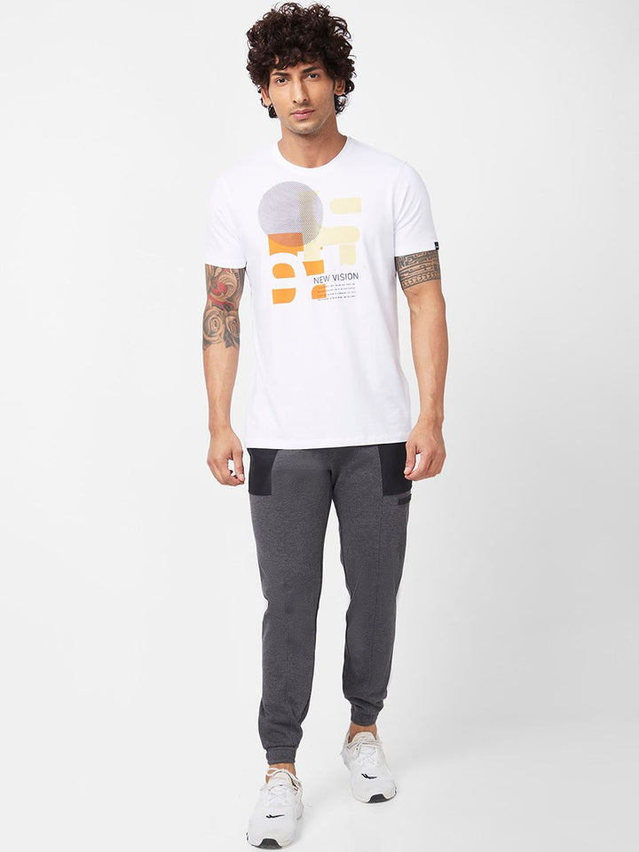 Spykar Men Mid-Rise Cotton Joggers