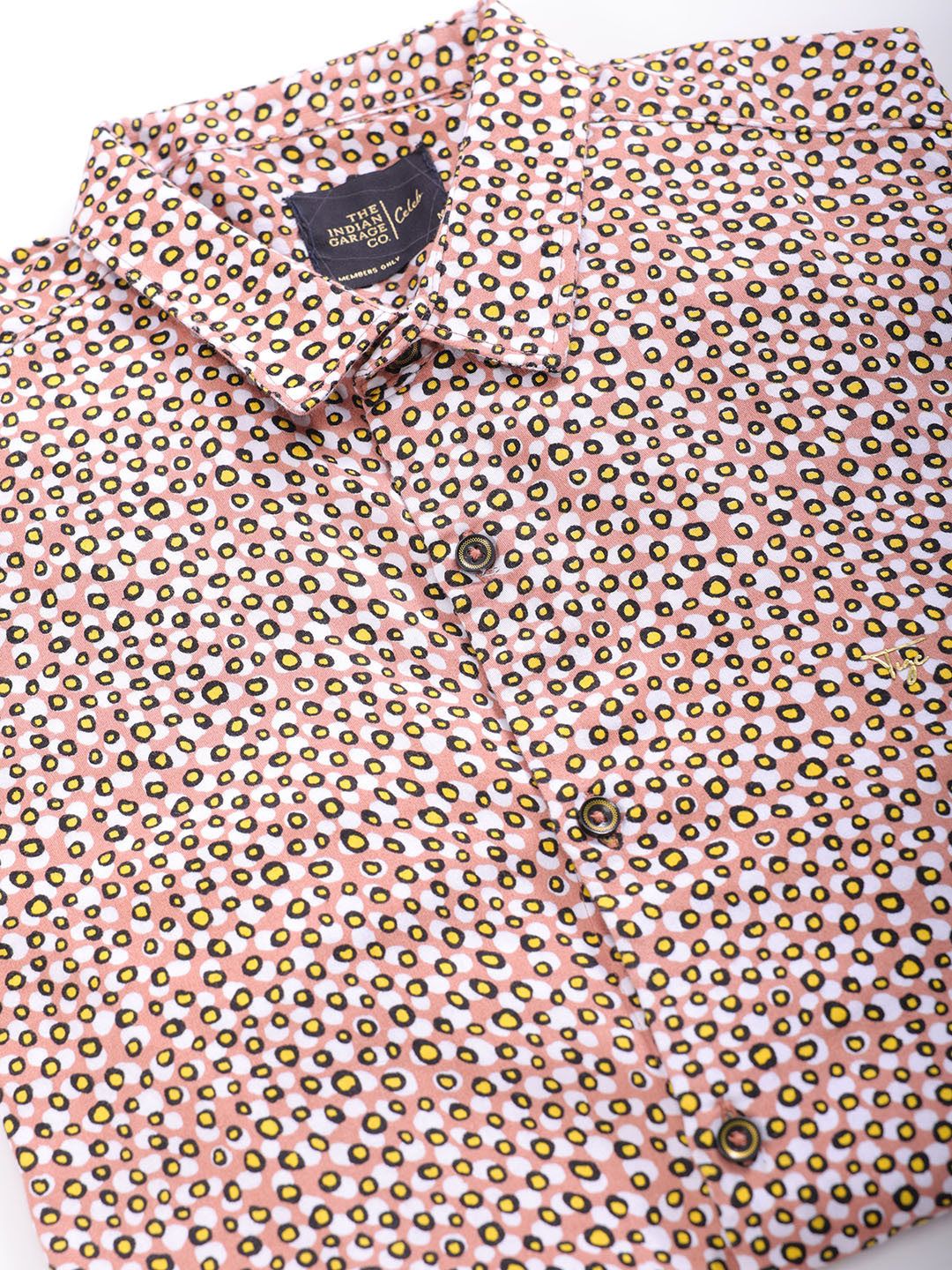 The Indian Garage Co Men Slim Fit Opaque Printed Casual Shirt