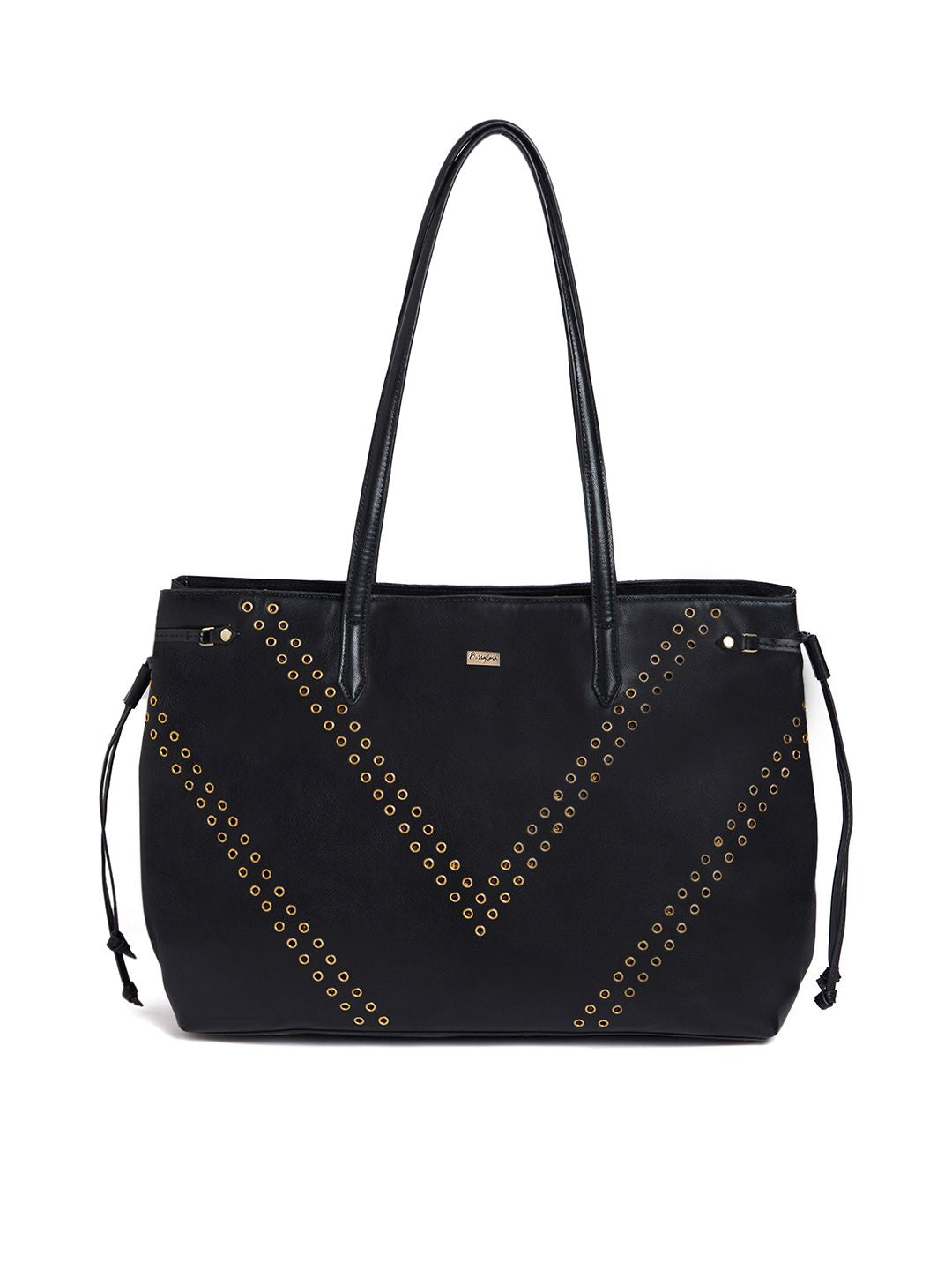 Berrylush Embellished Oversized Structured Shoulder Bag