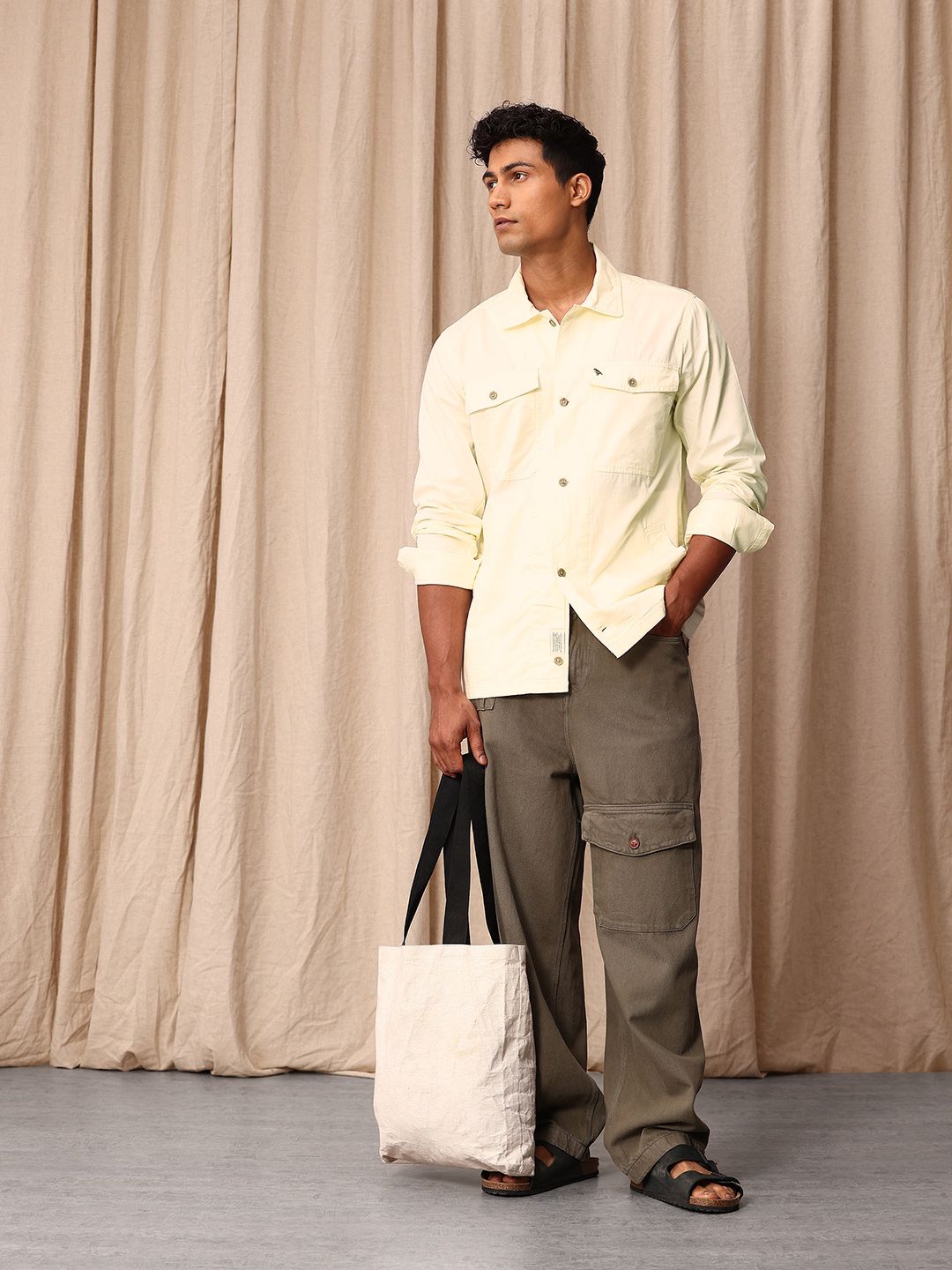 Mr Bowerbird Pure Cotton Liberal Fit Casual Shirt