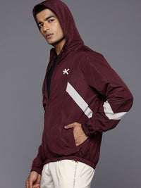HRX by Hrithik Roshan Printed Hooded Lifestyle Bomber Jacket
