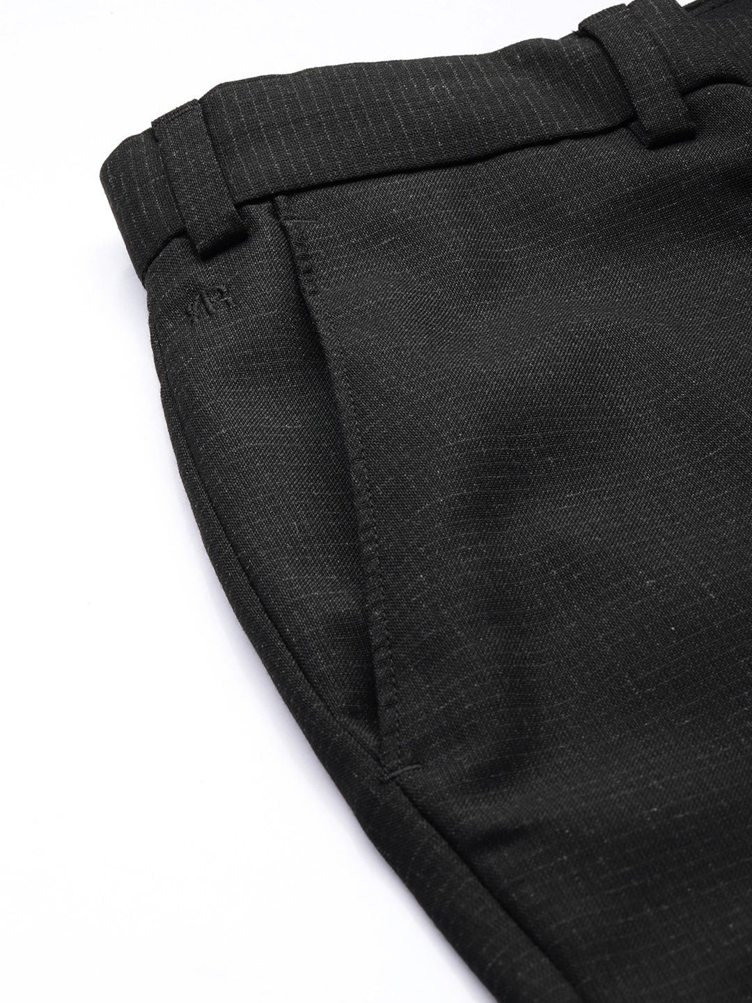 Raymond Men Checked Slim Fit Formal Trousers