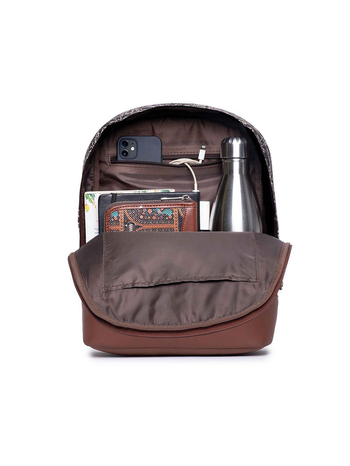 ZOUK Women Ethnic Motifs Printed Backpack