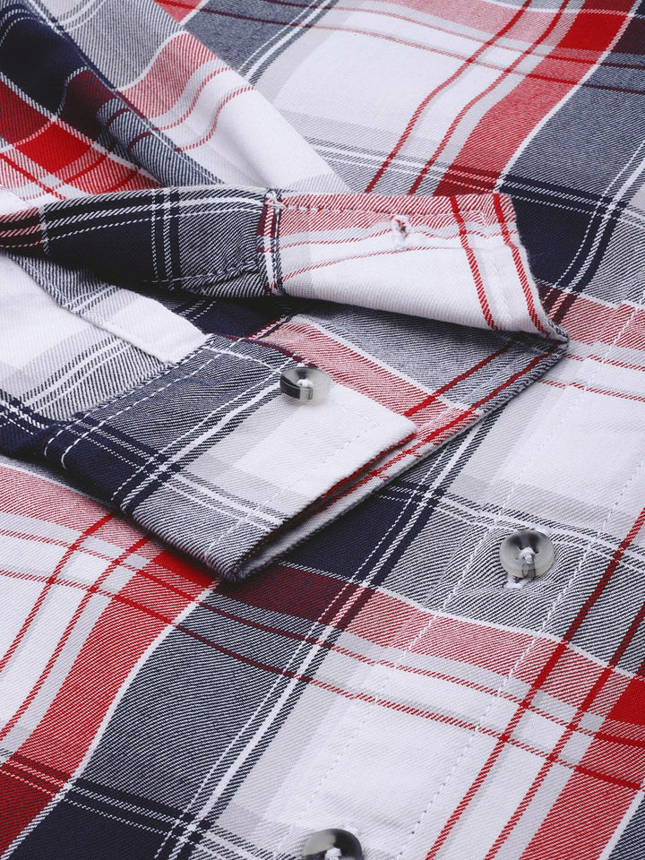 The Indian Garage Co Men Checked Casual Shirt