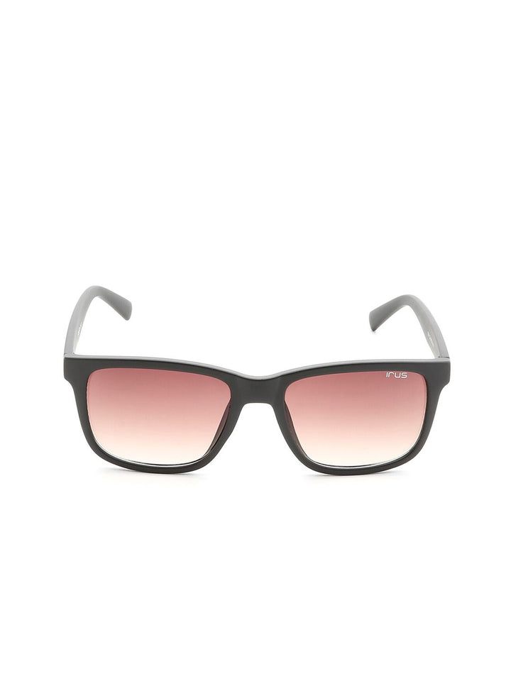 Irus oleh Idee Unisex Lens & Cermin mata hitam persegi dengan lensa terlindung UV