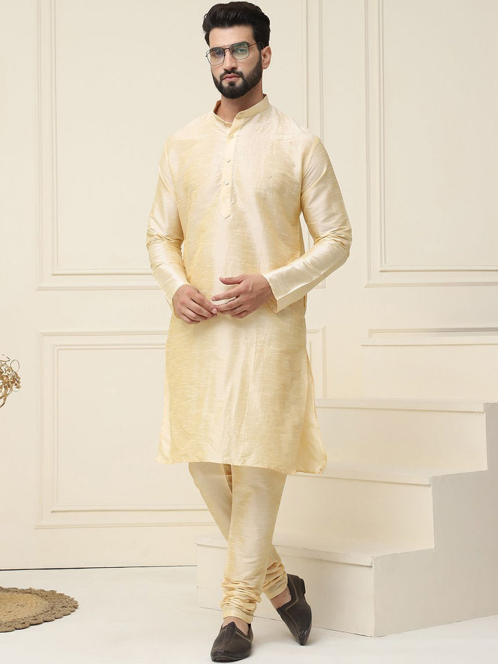 SOJANYA Men Jacquard Straight Kurta