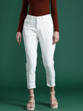 DressBerry Women Mom Fit Cropped Jeans