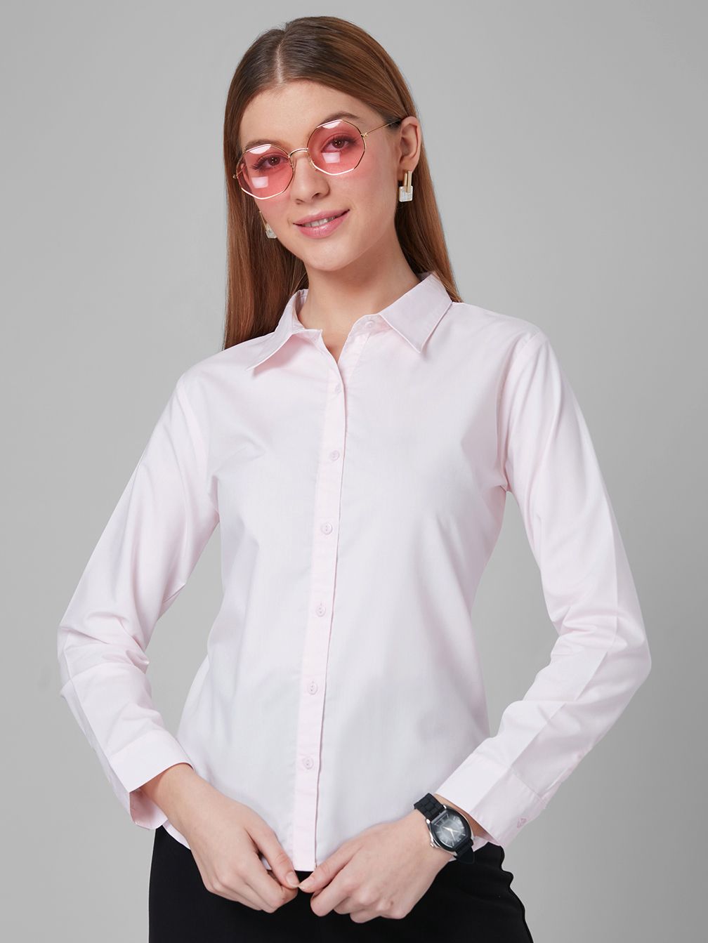 Style Quotient Women Smart Formal Shirt