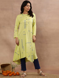 W Geometric Printed Regular Kurta with Trousers