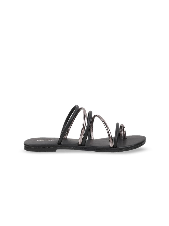 Metro Strappy One Toe Flats