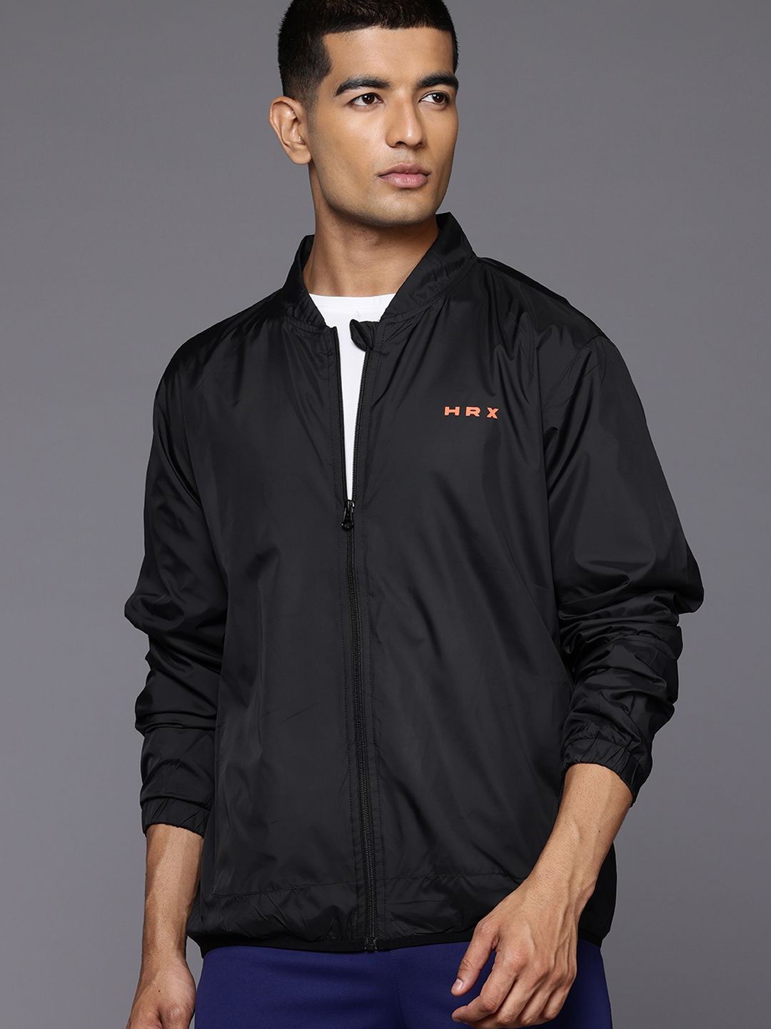 HRX by Hrithik Roshan Printed Rapid-Dry Training Jacket
