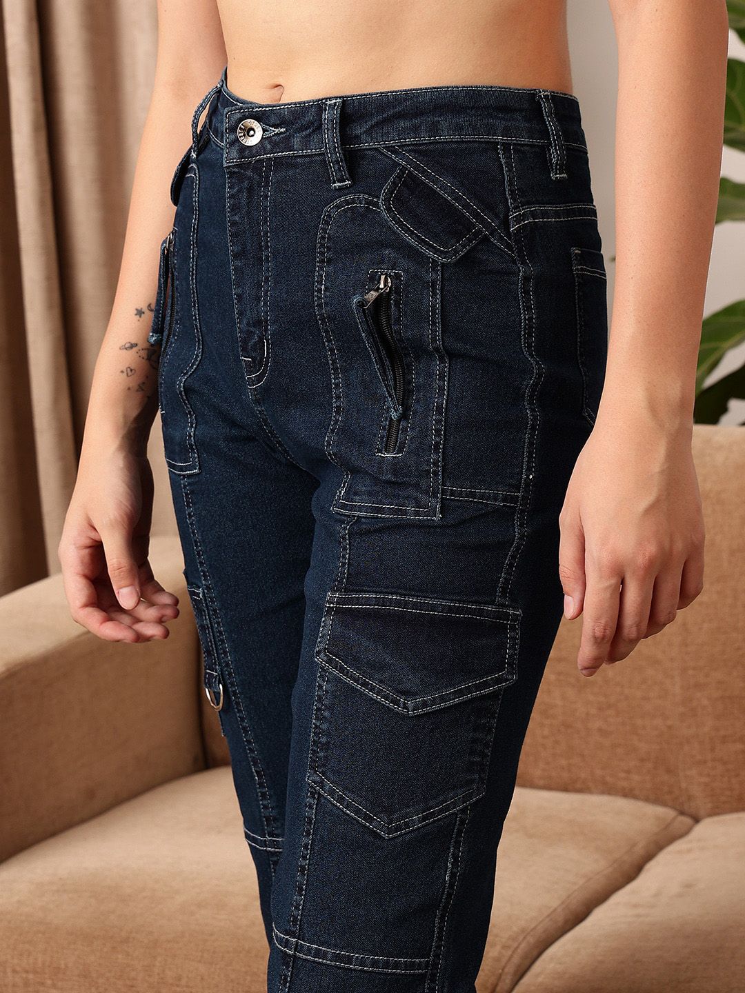 STREET 9 Women Comfort Clean Look Stretchable Bootcut Jeans