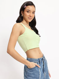 DressBerry It-Girl Essential Textured Crop Top