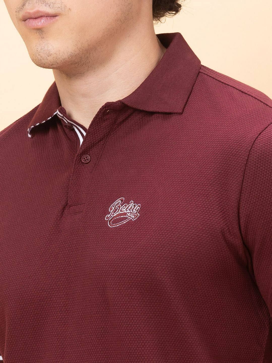 Being Human Men Polo Collar T-shirt