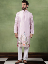 SOJANYA Men Floral Embroidered Thread Work Kurta