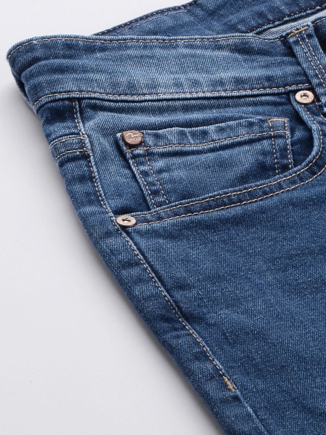 SPYKAR Men Super Skinny Fit Low-Rise Heavy Fade Stretchable Jeans