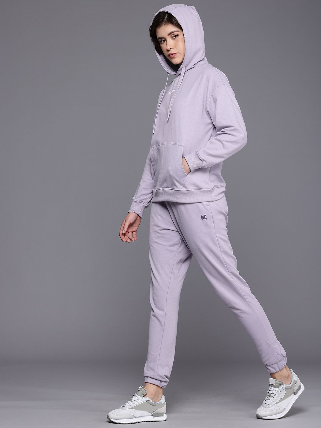 HRX by Hrithik Roshan Brand Logo Printed Hooded Tracksuits