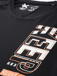 HRX by Hrithik Roshan Typography Printed Rapid-Dry Training T-shirt