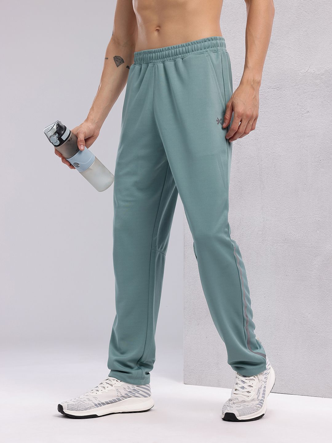 HRX by Hrithik Roshan Men Mid-Rise Rapid-Dry Running Track Pants