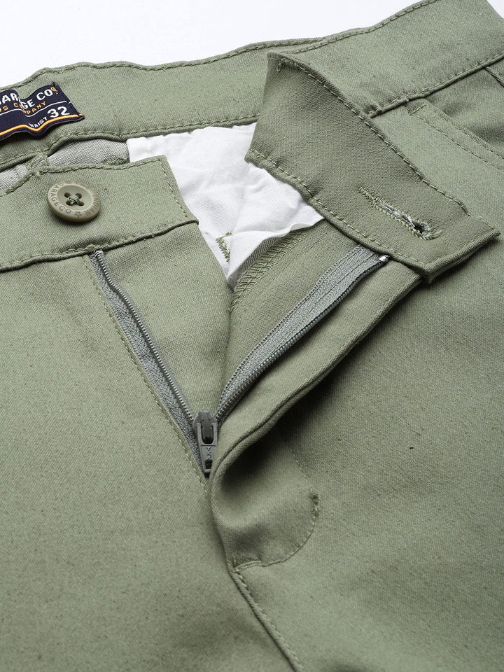 The Indian Garage Co Men Slim Fit Chinos