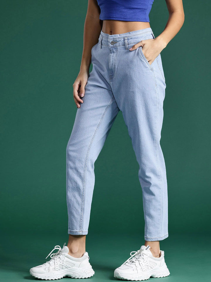 DressBerry Women Mom Fit Stretchable Jeans